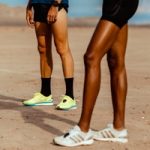 Stryd footpod op hardloopschoen