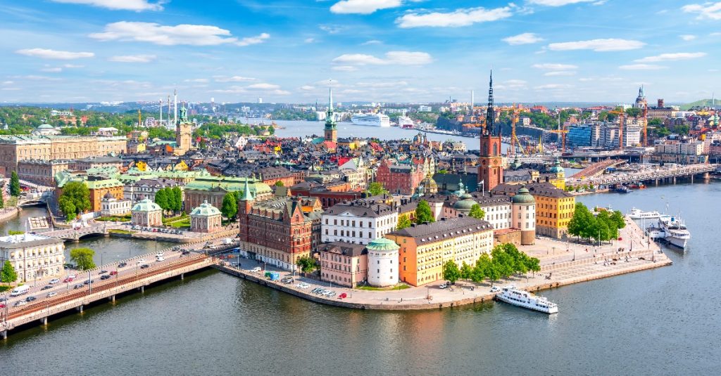 panorama foto stockholm