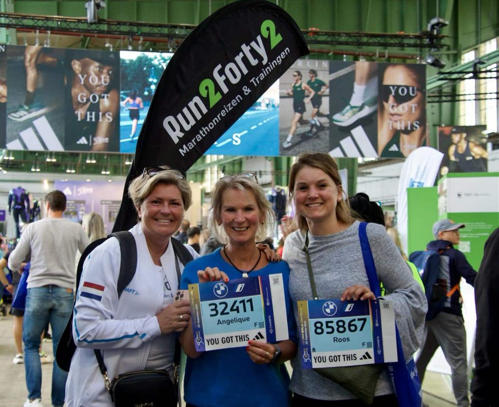 Wij gaan altijd gezamenlijk naar de Expo om de startnummers op te halen