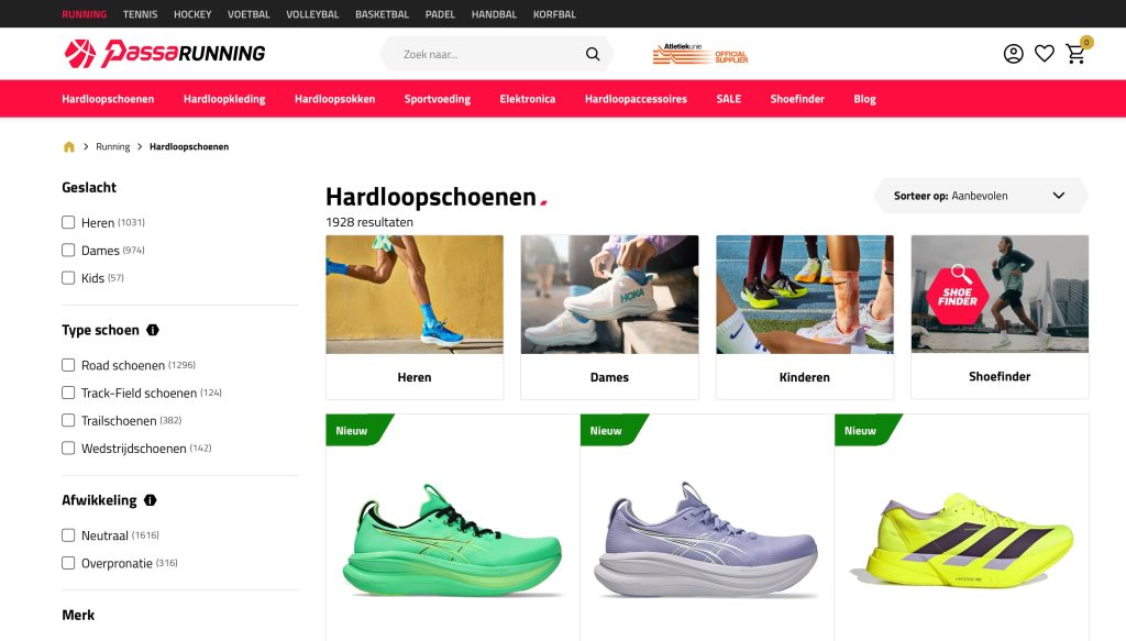 PsasaRunning website